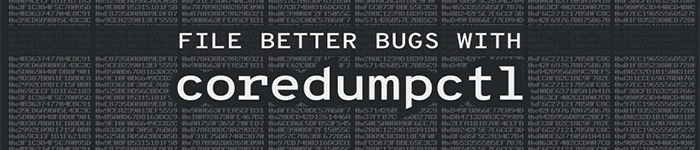 使用 coredumpctl 查找并处理 BUG